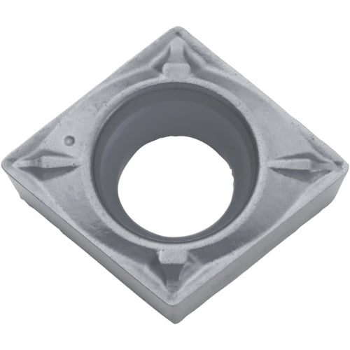 CCMT 21505 WP TN610, 0.008″ Corner Radius, 3/32″ Thick, 1/4″ Inscribed Circle, TiCN, 80 Degree Diamond, Turning Indexable Insert