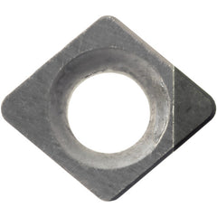 CCMW 21505 KBN510, 0.008″ Corner Radius, 3/32″ Thick, 1/4″ Inscribed Circle, 80 Degree Diamond, Turning Indexable Insert