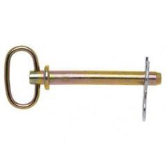 1"X6-3/4" HITCH PIN YELLOW CHROMATE - USA Tool & Supply