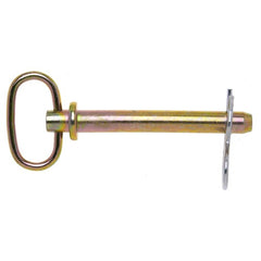 5/8″ × 6″ Hitch Pin with Clip, Yellow Chromate - USA Tool & Supply