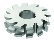 5/8 Radius - 4-1/2 x 1-7/8 x 1-1/4 - HSS - Concave Milling Cutter - 10T - TiN Coated - USA Tool & Supply