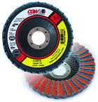 4-1/2 x 7/8 - Medium - Type 29 Interleaf Flap Disc - USA Tool & Supply