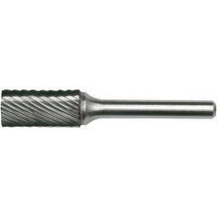 SA-1L6 Standard Cut Solid Carbide Bur-Cylindrical without End Cut - Exact Industrial Supply