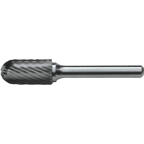 SC-5L6 Standard Cut Solid Carbide Bur-Cylindrical with Ball Nose - Exact Industrial Supply