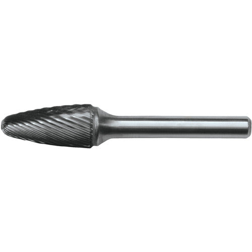 SF-5L6 Standard Cut Solid Carbide Bur-Round Nose Tree Shape - Exact Industrial Supply