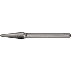 SL-1L6 Standard Cut Solid Carbide Bur-Cone Radius Shape - Exact Industrial Supply