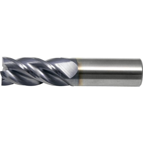 ‎1/2″ × 1/2″ × 5/8″ × 2-1/2″ RHS / RHC Solid Carbide 4-Flute Corner Radius End Mill - TiAlN - Exact Industrial Supply