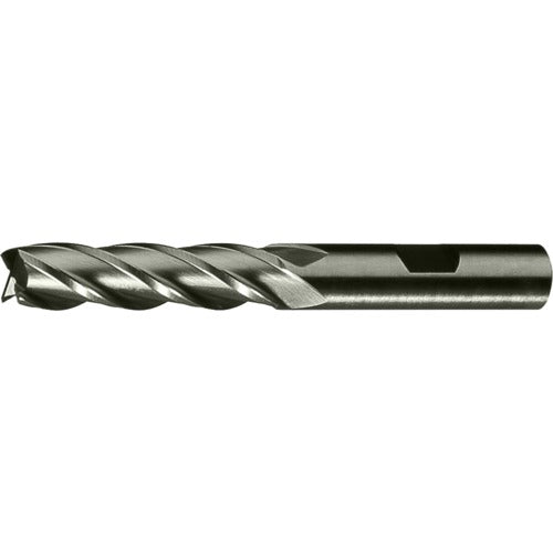 ‎3/4″ × 3/4″ × 4″ × 6-1/4″ RHS / RHC HSS-CO 8% (M42) Cobalt, Single End, 4-Flute, Center Cutting End Mill - TiCN - Exact Industrial Supply