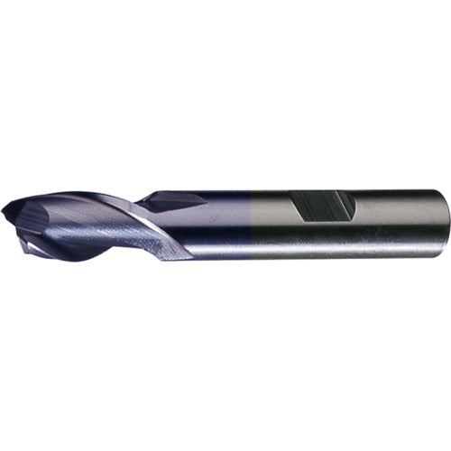 ‎5/32″ × 3/8″ × 7/16″ × 2-3/8″ RHS / RHC HSS HSS Single End 2-Flute Center Cutting End Mill - TiCN