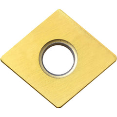 CNGA 543 A66N, 3/64″ Corner Radius, 1/4″ Thick, 5/8″ Inscribed Circle, Al2O3/TiC (TiN Coat), 80 Degree Diamond, Turning Indexable Insert