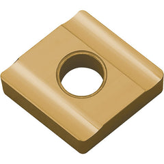 CNGG 432 25R PV710, 1/32″ Corner Radius, 3/16″ Thick, 1/2″ Inscribed Circle, TiCN (MEGACOAT NANO), 80 Degree Diamond, Turning Indexable Insert