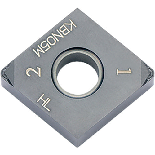 CNGM 431 HL KBN05M, 1/64″ Corner Radius, 3/16″ Thick, 1/2″ Inscribed Circle, MEGACOAT, 80 Degree Diamond, Turning Indexable Insert