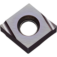 CNGU 2421 F PR1725, 1/64″ Corner Radius, 1/8″ Thick, 0.295″ Inscribed Circle, MEGACOAT NANO PLUS, 80 Degree Diamond, Turning Indexable Insert