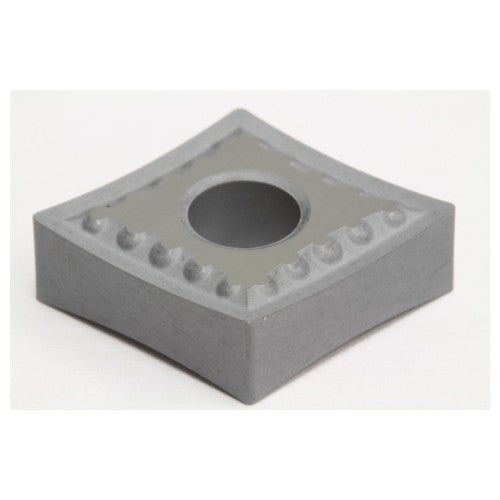CNMG431EUP G10E, 0.016″ Corner Radius, 3/16″ Thick, 1/2″ Inscribed Circle, Uncoated, 80 Degree Diamond, Turning Insert - Exact Industrial Supply