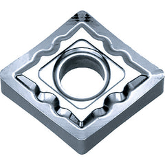 CNMG 432 AH KW10, 1/32″ Corner Radius, 3/16″ Thick, 1/2″ Inscribed Circle, WC/Co, Diamond, Turning Indexable Insert - Exact Industrial Supply