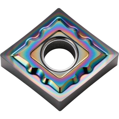CNMG 431 AH PDL025, 1/64″ Corner Radius, 3/16″ Thick, 1/2″ Inscribed Circle, C, Diamond, Turning Indexable Insert - Exact Industrial Supply