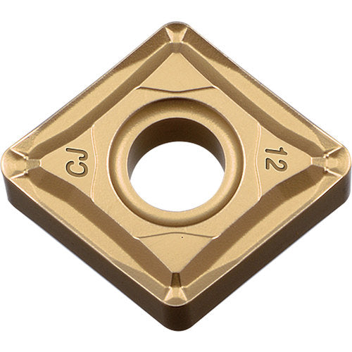CNMG 433 CJ CA515, 3/64″ Corner Radius, 3/16″ Thick, 1/2″ Inscribed Circle, TiCl2O3/TiN, 80 Degree Diamond, Turning Indexable Insert