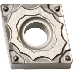 CNMG 4305 GP PV7025, 0.0079″ Corner Radius, 3/16″ Thick, 1/2″ Inscribed Circle, TiCN (MEGACOAT), Diamond, Turning Indexable Insert - Exact Industrial Supply