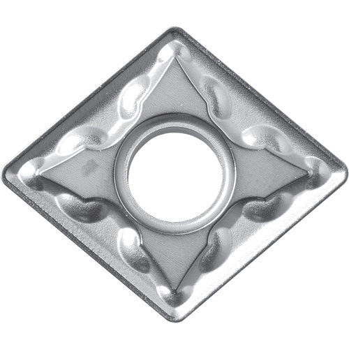CNMG 431 GS CA525, 1/64″ Corner Radius, 3/16″ Thick, 1/2″ Inscribed Circle, TiCnulll2O3/TiN, Diamond, Turning Indexable Insert - Exact Industrial Supply
