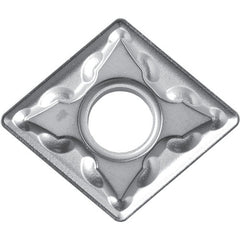 CNMG 431 GS CA525, 1/64″ Corner Radius, 3/16″ Thick, 1/2″ Inscribed Circle, TiCnulll2O3/TiN, Diamond, Turning Indexable Insert - Exact Industrial Supply
