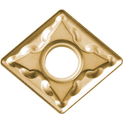CNMG 433 GS CA525, 3/64″ Corner Radius, 3/16″ Thick, 1/2″ Inscribed Circle, TiCl2O3/TiN, 80 Degree Diamond, Turning Indexable Insert