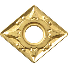 CNMG 432 GT CA5515, 1/32″ Corner Radius, 3/16″ Thick, 1/2″ Inscribed Circle, TiCnulll2O3/TiN, Diamond, Turning Indexable Insert - Exact Industrial Supply