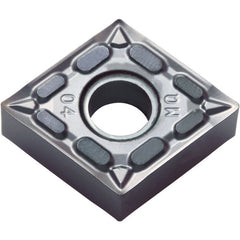 CNMG 431 MQ PR1125, 1/64″ Corner Radius, 3/16″ Thick, 1/2″ Inscribed Circle, TiAlN, 80 Degree Diamond, Turning Indexable Insert