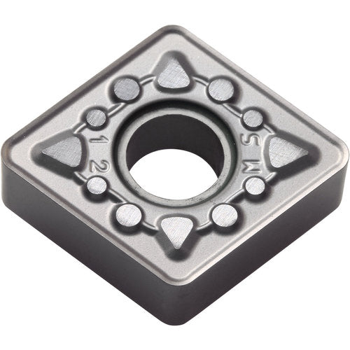 CNMG 433 MS PR015S, 3/64″ Corner Radius, 3/16″ Thick, 1/2″ Inscribed Circle, MEGACOAT HARD, Diamond, Turning Indexable Insert