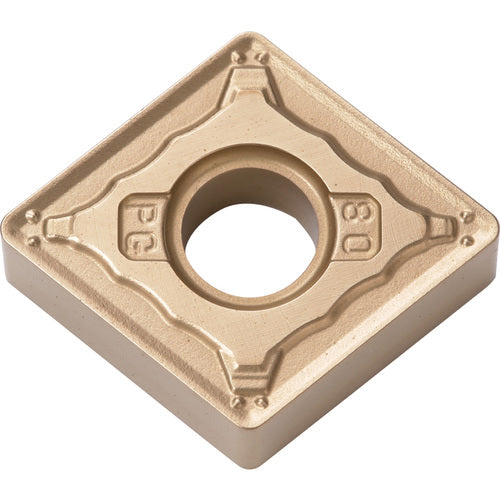CNMG 432 PG CA510, 1/32″ Corner Radius, 3/16″ Thick, 1/2″ Inscribed Circle, TiCnulll2O3/TiN, Diamond, Turning Indexable Insert - Exact Industrial Supply