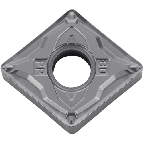CNMG 4305 PP CA515, 0.0079″ Corner Radius, 3/16″ Thick, 1/2″ Inscribed Circle, TiCnulll2O3/TiN, Diamond, Turning Indexable Insert