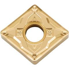 CNMG 432 PP CA025P, 1/32″ Corner Radius, 3/16″ Thick, 1/2″ Inscribed Circle, TiCl2O3/TiN, 80 Degree Diamond, Turning Indexable Insert