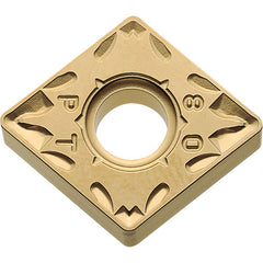 CNMG 432 PT CA025P, 1/32″ Corner Radius, 3/16″ Thick, 1/2″ Inscribed Circle, TiCl2O3/TiN, 80 Degree Diamond, Turning Indexable Insert