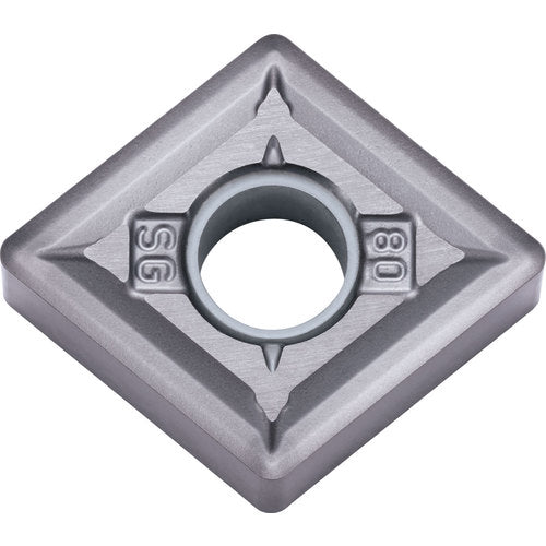 CNMG 433 SG PR1535, 3/64″ Corner Radius, 3/16″ Thick, 1/2″ Inscribed Circle, MEGACOAT NANO, 80 Degree Diamond, Turning Indexable Insert