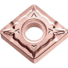 CNMG 432 WQ CA320, 1/32″ Corner Radius, 3/16″ Thick, 1/2″ Inscribed Circle, TiCnulll2O3/Ti, Diamond, Turning Indexable Insert - Exact Industrial Supply