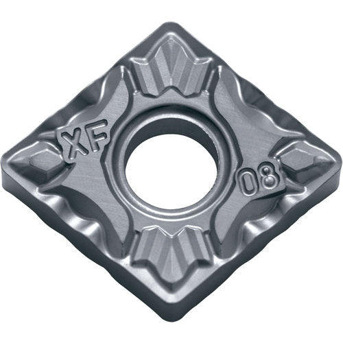 CNMG 431 XF PV7010, 1/64″ Corner Radius, 3/16″ Thick, 1/2″ Inscribed Circle, TiCN (MEGACOAT), Diamond, Turning Indexable Insert - Exact Industrial Supply