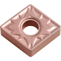 CNMG 433 ZS CA315, 3/64″ Corner Radius, 3/16″ Thick, 1/2″ Inscribed Circle, TiCnulll2O3/Ti, Diamond, Turning Indexable Insert - Exact Industrial Supply