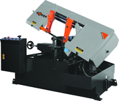 #MH-460M - 9" x 18" Manual Swivel Header Mitering Horizontal Bandsaw - 2HP - USA Tool & Supply