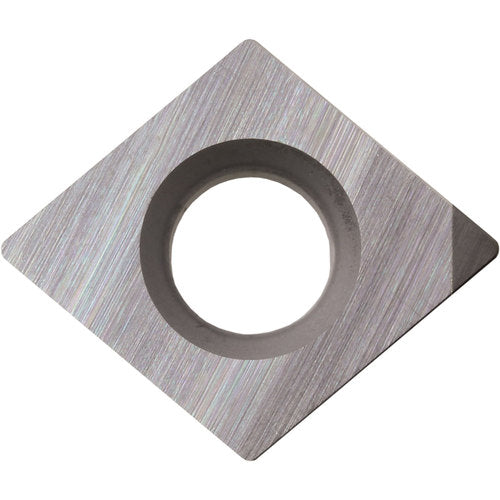 CPGB 251505 KBN525, 0.008″ Corner Radius, 3/32″ Thick, 5/16″ Inscribed Circle, 80 Degree Diamond, Turning Indexable Insert