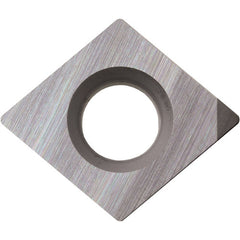 CPGB 251505 KBN525, 0.008″ Corner Radius, 3/32″ Thick, 5/16″ Inscribed Circle, 80 Degree Diamond, Turning Indexable Insert