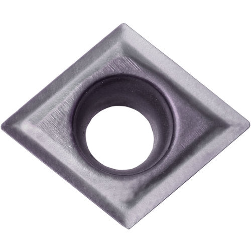 CPGT 32505 PR1535, 0.008″ Corner Radius, 5/32″ Thick, 3/8″ Inscribed Circle, MEGACOAT NANO, 80 Degree Diamond, Turning Indexable Insert