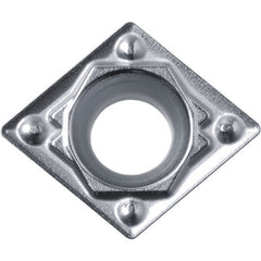 CPMH 321 HQ PV720, 1/64″ Corner Radius, 1/8″ Thick, 3/8″ Inscribed Circle, TiCN (MEGACOAT NANO), Diamond, Turning Indexable Insert