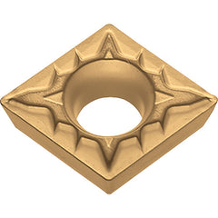 CPMT 321 XP PV730, 1/64″ Corner Radius, 1/8″ Thick, 3/8″ Inscribed Circle, TiAlN/TiN, 80 Degree Diamond, Turning Indexable Insert