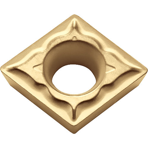 CPMT 322 XQ PV710, 1/32″ Corner Radius, 1/8″ Thick, 3/8″ Inscribed Circle, TiCN (MEGACOAT NANO), 80 Degree Diamond, Turning Indexable Insert