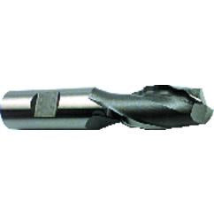 1/2" Dia. - 3-1/4" OAL - HSS - Center Cut SE EM - 2 FL - USA Tool & Supply