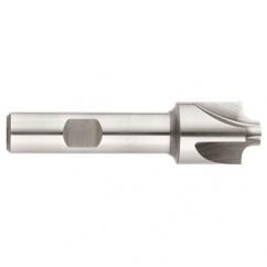 5/32" Radius - 3/4 x 1/2" Shank - Cobalt - Corner Rounding EM - 4 FL Uncoated - USA Tool & Supply