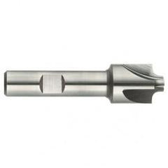 1/2" Radius - 1-1/2 x 3/4" Shank - HSS - Corner Rounding EM - 4 FL Uncoated - USA Tool & Supply