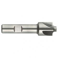 5/16" Radius - 1-1/8 x 1/2" Shank - HSS - Corner Rounding EM - 4 FL Uncoated - USA Tool & Supply