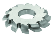 3/4 Radius - 4-1/2 x 1-1/8 x 1-1/4 - HSS - Right Hand Corner Rounding Milling Cutter - 10T - TiN Coated - USA Tool & Supply