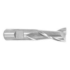 1-7/8 Dia. x 4-1/8 Overall Length 2-Flute Square End High Speed Steel SE End Mill-Round Shank-Center Cut-Uncoated - USA Tool & Supply