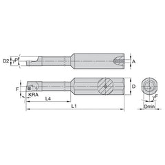 CSBI18050055R WG STEEL BORING BAR STEPPED